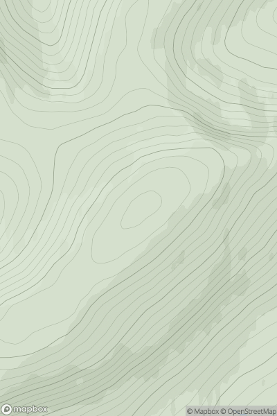 Thumbnail image for An Socach East Top [Pitlochry to Braemar & Blairgowrie] showing contour plot for surrounding peak